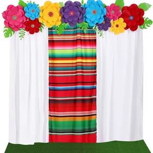 19 Pcs Mexican Backdrop Curtain Paper Flowers, Green, Leaves Polyester Curtains for Arch Decor, Princess Party Photo Booth, Elegant Fiesta Supplies, Cinco De Mayo Wedding Decor 19 Pcs Mexican Backdrop Curtain Paper Flowers, Green, Leaves Polyester Curtains for Arch Decor, Princess Party Photo Booth, Elegant Fiesta Supplies, Cinco De Mayo Wedding Decor