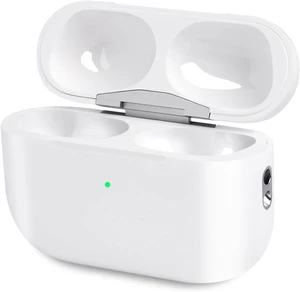 Airpod Charging Case Compatible for Airpods Pro 1&2 Generation, USB-C Wireless Charger Case Replacement with Bluetooth Pairing Sync Button, White, No Earbuds Airpod Charging Case Compatible for Airpods Pro 1&2 Generation, USB-C Wireless Charger Case Replacement with Bluetooth Pairing Sync Button, White, No Earbuds