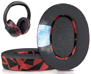 Cooling Gel Replacement Earpads for Sony WH-XB900N/WH-CH710N/WH-CH720N/WH-RF400/MDR-RF895RK Headphones, Ear Pads Cushions with High Density Foam - Red Storm Cooling Gel Replacement Earpads for Sony WH-XB900N/WH-CH710N/WH-CH720N/WH-RF400/MDR-RF895RK Headphones, Ear Pads Cushions with High Density Foam - Red Storm