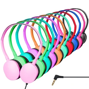 Kids Headphones Bulk 10 Pack for School Classroom Students Kids Children Teen 3.5mm Jack Mixed Colors Kids Headphones Bulk 10 Pack for School Classroom Students Kids Children Teen 3.5mm Jack Mixed Colors