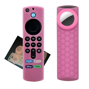 Glow Case for TV Stick 4k Max (3rd Gen 2021) Alexa Voice Remote Cover with Holder for Airtag and Tile Sticker 2020,Glow in Dark 2 in 1 Silicone Protective Sleeve for AirTag Remote Control,Glow Pink Glow Case for TV Stick 4k Max (3rd Gen 2021) Alexa Voice Remote Cover with Holder for Airtag and Tile Sticker 2020,Glow in Dark 2 in 1 Silicone Protective Sleeve for AirTag Remote Control,Glow Pink