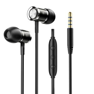 Deep Bass Stereo Wired Earbuds, Hybrid Driver Wired Headphones with 3.5mm Jack, Microphone Hands-Free Calls in Ear Headphones for iPhone 16/15/Samsung/PC (Black) Deep Bass Stereo Wired Earbuds, Hybrid Driver Wired Headphones with 3.5mm Jack, Microphone Hands-Free Calls in Ear Headphones for iPhone 16/15/Samsung/PC (Black)
