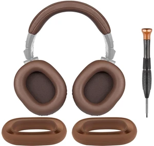 Replacement Kit for ATH M50X - Coffee (Ear Pads+Headband+Silicone Sweat Cover) for Audio Technica M50, M50X, M50XWH, M50XBT, M50XBT2, M50S/LE Headphones Replacement Kit for ATH M50X - Coffee (Ear Pads+Headband+Silicone Sweat Cover) for Audio Technica M50, M50X, M50XWH, M50XBT, M50XBT2, M50S/LE Headphones