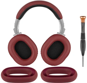 Replacement Kit for ATH M50X - Burgundy (Ear Pads+Headband+Silicone Sweat Cover) for Audio Technica M50, M50X, M50XWH, M50XBT, M50XBT2, M50S/LE Headphones Replacement Kit for ATH M50X - Burgundy (Ear Pads+Headband+Silicone Sweat Cover) for Audio Technica M50, M50X, M50XWH, M50XBT, M50XBT2, M50S/LE Headphones