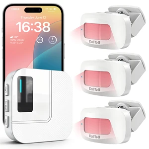 Wi-Fi Motion Sensor Door Chime, Smart Door Entry Alert with App Notifications, Instant Phone Alerts, Indoor Motion Detector for Home Business Store, Caregiver Reminder for Elderly Dementia Wi-Fi Motion Sensor Door Chime, Smart Door Entry Alert with App Notifications, Instant Phone Alerts, Indoor Motion Detector for Home Business Store, Caregiver Reminder for Elderly Dementia