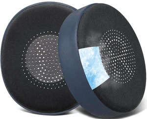 Cooling Gel Earpads for Jabra Evolve2 65 (Evolve 2 65MS 65UC MS UC)/Evolve2 40 (40UC 40MS USB)/Elite 45h On-Ear Wireless Headset, Ear Pads Cushions with Ice Silk Fabric - Navy Blue Cooling Gel Earpads for Jabra Evolve2 65 (Evolve 2 65MS 65UC MS UC)/Evolve2 40 (40UC 40MS USB)/Elite 45h On-Ear Wireless Headset, Ear Pads Cushions with Ice Silk Fabric - Navy Blue