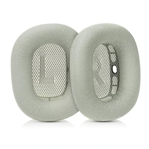 Ear Cushions for Apple AirPods Max Headphones Replacement Leather Earpads Sweat Proof Ear Cups Cushion Easy to Install with Magnet, Protein Leather and Memory Foam(Silver) Ear Cushions for Apple AirPods Max Headphones Replacement Leather Earpads Sweat Proof Ear Cups Cushion Easy to Install with Magnet, Protein Leather and Memory Foam(Silver)