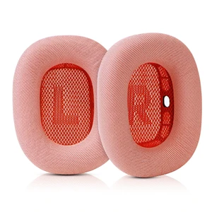 Ear Cushions for Apple AirPods Max Headphones Replacement Leather Earpads Sweat Proof Ear Cups Cushion Easy to Install with Magnet, Protein Leather and Memory Foam(Pink) Ear Cushions for Apple AirPods Max Headphones Replacement Leather Earpads Sweat Proof Ear Cups Cushion Easy to Install with Magnet, Protein Leather and Memory Foam(Pink)