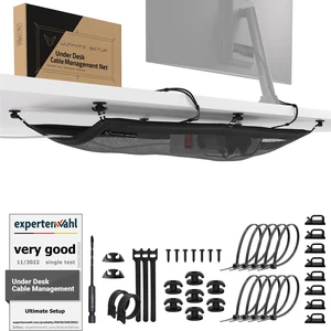 Cable Management net - Under Desk Wire Management - Flexible Under Desk Cable Management Tray Black Cable Management net - Under Desk Wire Management - Flexible Under Desk Cable Management Tray Black
