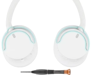 Headband Hinge Swivel Rotation Joint Pivot Replacement Parts for Sony WH-CH720N(WHCH720N) Noise Canceling Wireless Headphone, Plastic Hanger Bracket Attachment Accessories - White Headband Hinge Swivel Rotation Joint Pivot Replacement Parts for Sony WH-CH720N(WHCH720N) Noise Canceling Wireless Headphone, Plastic Hanger Bracket Attachment Accessories - White