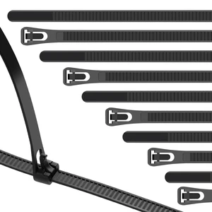 20 Inch Black Resuable Long Zip Ties Heavy Duty 100 Pcs 120 LBS Releasable cable ties, Adjustable Tie wrap, Removable Wire Ties, UV Resistant for Indoor and Outdoor Use 20 Inch Black Resuable Long Zip Ties Heavy Duty 100 Pcs 120 LBS Releasable cable ties, Adjustable Tie wrap, Removable Wire Ties, UV Resistant for Indoor and Outdoor Use
