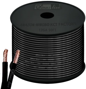12AWG Gauge Speaker Cable Speaker Wire Black 50FT 100FT (12GA-50FT),Elastic PVC, Great Use for Car Speakers Stereos, Home Theater Speakers, Surround Sound, Radio 12AWG Gauge Speaker Cable Speaker Wire Black 50FT 100FT (12GA-50FT),Elastic PVC, Great Use for Car Speakers Stereos, Home Theater Speakers, Surround Sound, Radio