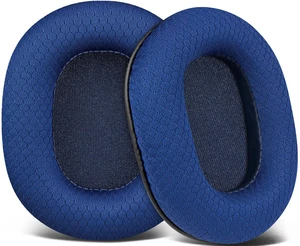 Mesh Earpads for ATH M50X Headphones - Blue for Audio Technica M50X/M40X/M30X/M20X/MSR7/SX1 Monitor Headphones Mesh Earpads for ATH M50X Headphones - Blue for Audio Technica M50X/M40X/M30X/M20X/MSR7/SX1 Monitor Headphones