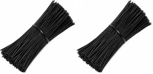 1000Pcs 4 Inch Plastic Twist Ties for Bags, Wire Cable Ties for Plants,Breads,Household and Office Use (Pack of 2) 1000Pcs 4 Inch Plastic Twist Ties for Bags, Wire Cable Ties for Plants,Breads,Household and Office Use (Pack of 2)