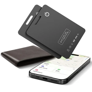 2-Pack Wallet Tracker Cards, Works with Apple Find My 1.6mm thin, Qi rechargeable, 5-month battery, IP68 waterproof, Left-Behind Alerts, iPhone & iPad compatible 2-Pack Wallet Tracker Cards, Works with Apple Find My 1.6mm thin, Qi rechargeable, 5-month battery, IP68 waterproof, Left-Behind Alerts, iPhone & iPad compatible