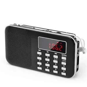 Mini Portable Radio AM FM Pocket Radio with MP3 Support Micro SD/TF Card/USB Playback, LED Flashlight, Auto Scan Save, 1200mAh Rechargeable Battery Operated, Digital Radios Mini Portable Radio AM FM Pocket Radio with MP3 Support Micro SD/TF Card/USB Playback, LED Flashlight, Auto Scan Save, 1200mAh Rechargeable Battery Operated, Digital Radios