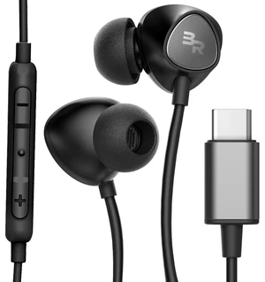 Thore Type C Headphones, in-Ear Wired Earbuds with Microphone & Volume Control Mic Earphones for Samsung Galaxy S25 Ultra/S24/S23/S22/S21 Plus/FE, Pixel Black (USB-C Connection) Thore Type C Headphones, in-Ear Wired Earbuds with Microphone & Volume Control Mic Earphones for Samsung Galaxy S25 Ultra/S24/S23/S22/S21 Plus/FE, Pixel Black (USB-C Connection)