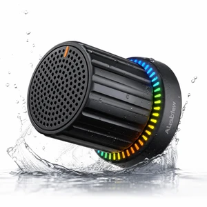 Magnetic Shower Speaker with Rotary Knob, IPX5 Waterproof Bluetooth Speaker with Suction Cup & 2 Magnetic Plates, RGB Lights, Portable Bathroom Speaker for Shower, Kitchen, Pool & Outdoor Magnetic Shower Speaker with Rotary Knob, IPX5 Waterproof Bluetooth Speaker with Suction Cup & 2 Magnetic Plates, RGB Lights, Portable Bathroom Speaker for Shower, Kitchen, Pool & Outdoor