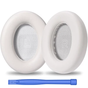 Replacement Earpads for Bose QuietComfort Ultra Headphones Premium Memory Foam Cushions, Soft Protein Leather, Noise Isolation, Easy Installation, for Bose QC Ultra (White Smoke) Replacement Earpads for Bose QuietComfort Ultra Headphones Premium Memory Foam Cushions, Soft Protein Leather, Noise Isolation, Easy Installation, for Bose QC Ultra (White Smoke)