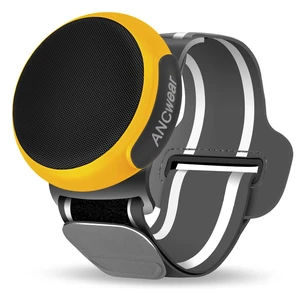 Wearable Bluetooth Speaker with Clip, 3-Way Portable Mini Speaker 60g wearable speaker for work, walking and travel with wristband, clip and hanger; IPX6 splash resistance and 9.5H playtime Wearable Bluetooth Speaker with Clip, 3-Way Portable Mini Speaker 60g wearable speaker for work, walking and travel with wristband, clip and hanger; IPX6 splash resistance and 9.5H playtime