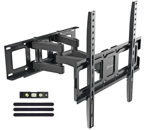 Dual Articulating Arms TV Wall Mount Bracket fits to Most 26-70 inch LED,LCD,OLED Flat Panel TVs, Tilt Full Motion Swivel 14.1" Extension, Max VESA 400X400mm,80lbs,Fits 12/16" Wood Stud by Dual Articulating Arms TV Wall Mount Bracket fits to Most 26-70 inch LED,LCD,OLED Flat Panel TVs, Tilt Full Motion Swivel 14.1" Extension, Max VESA 400X400mm,80lbs,Fits 12/16" Wood Stud by