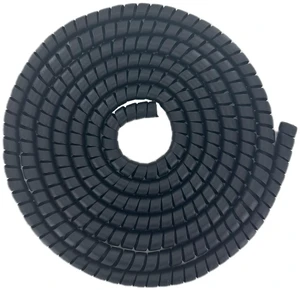 Spiral Wrap Hose Cable Protector - 1.25" OD x 20' Pre-Cut Lengths-Safe Hose Protector to Avoid Wear and Extend Life for Hydraulic Pneumatic Hoses Spiral Wrap Hose Cable Protector - 1.25" OD x 20' Pre-Cut Lengths-Safe Hose Protector to Avoid Wear and Extend Life for Hydraulic Pneumatic Hoses