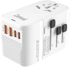 220V to 110V Converter for European Travel,Step Down Voltage Converter US to Europe,Universal Travel Power Adapter with 2 Type C +2 USB A,PD20W,USA/UK/EU/AUS/China Vacation Travel Essentials 220V to 110V Converter for European Travel,Step Down Voltage Converter US to Europe,Universal Travel Power Adapter with 2 Type C +2 USB A,PD20W,USA/UK/EU/AUS/China Vacation Travel Essentials
