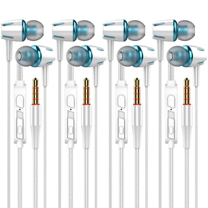 A9 Headphones Earphones Earbuds Earphones, Noise Islating, High Definition, Stereo for Samsung, iPhone,iPad, iPod and Mp3 Players (White-Blue 4pairs) A9 Headphones Earphones Earbuds Earphones, Noise Islating, High Definition, Stereo for Samsung, iPhone,iPad, iPod and Mp3 Players (White-Blue 4pairs)