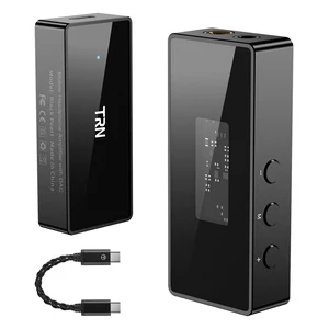 TRN Black Pearl USB-C DAC Amp, Dual CS43131 Portable Headphone Amplifier 320mW at 32, 4.4mm Balanced & 3.5mm Outputs, 32-Bit/384kHz, DSD256, for IEMs and Headphones TRN Black Pearl USB-C DAC Amp, Dual CS43131 Portable Headphone Amplifier 320mW at 32, 4.4mm Balanced & 3.5mm Outputs, 32-Bit/384kHz, DSD256, for IEMs and Headphones