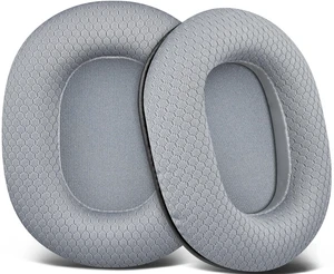 Mesh Earpads for ATH M50X Headphones - Gray for Audio Technica M50X/M40X/M30X/M20X/MSR7/SX1 Monitor Headphones Mesh Earpads for ATH M50X Headphones - Gray for Audio Technica M50X/M40X/M30X/M20X/MSR7/SX1 Monitor Headphones