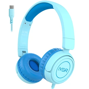 K6C Kids Headphones with USB-C, for Toddler & Kids Ages 2-12, 85dB Safe Volume Limited, Adjustable Headband & Foldable Wired, On-Ear Headphones for School, Travel, Tablet, iPad K6C Kids Headphones with USB-C, for Toddler & Kids Ages 2-12, 85dB Safe Volume Limited, Adjustable Headband & Foldable Wired, On-Ear Headphones for School, Travel, Tablet, iPad
