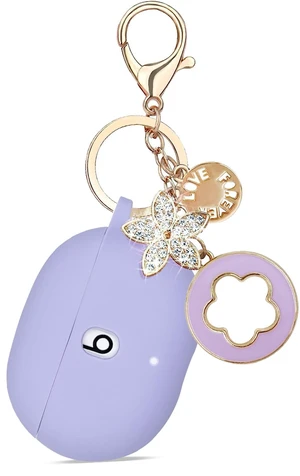 Case Compatible with Beats Studio Buds (2021) / Beats Studio Buds + (2023) Silicone Protective Case for Beats Wireless Earbuds with Keychain (Purple) Case Compatible with Beats Studio Buds (2021) / Beats Studio Buds + (2023) Silicone Protective Case for Beats Wireless Earbuds with Keychain (Purple)