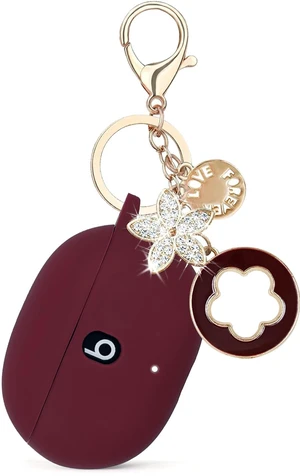 Case Compatible with Beats Studio Buds (2021) / Beats Studio Buds + (2023) Silicone Protective Case for Beats Wireless Earbuds with Keychain (Burgundy) Case Compatible with Beats Studio Buds (2021) / Beats Studio Buds + (2023) Silicone Protective Case for Beats Wireless Earbuds with Keychain (Burgundy)