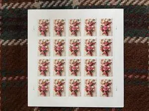 US Stamps 2020 Garden Corsage 5 Sheets of 20 US Stamps 2020 Garden Corsage 5 Sheets of 20