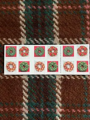 US Stamps 2019 Holiday Wreaths 5 Sheets of 20 US Stamps 2019 Holiday Wreaths 5 Sheets of 20