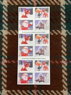 US Stamps 2014 the Red-Nosed Reindeer 5 Sheets of 20 US Stamps 2014 the Red-Nosed Reindeer 5 Sheets of 20