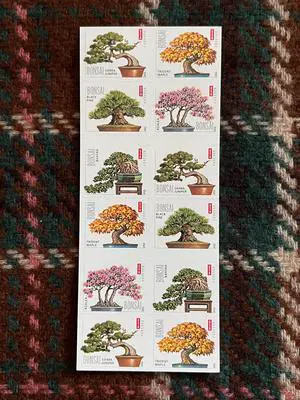 US Stamps 2012 Bonsai Trees 5 Sheets of 20 US Stamps 2012 Bonsai Trees 5 Sheets of 20