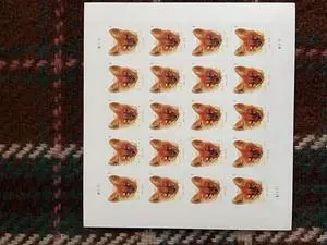 US Stamps 2023 Red Fox 5 Sheets of 20 US Stamps 2023 Red Fox 5 Sheets of 20