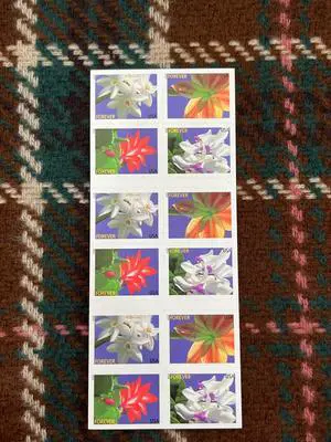 US Stamps 2014 Winter Flowers 5 Sheets of 20 US Stamps 2014 Winter Flowers 5 Sheets of 20