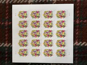 US Stamps 2024 Wedding Blooms 5 Sheets of 20 US Stamps 2024 Wedding Blooms 5 Sheets of 20