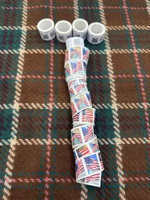 US Stamps 2024 US Flag A total of 100 US Stamps 2024 US Flag A total of 100