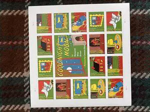 US Stamps 2025 Goodnight Moon 5 Sheets of 16 US Stamps 2025 Goodnight Moon 5 Sheets of 16