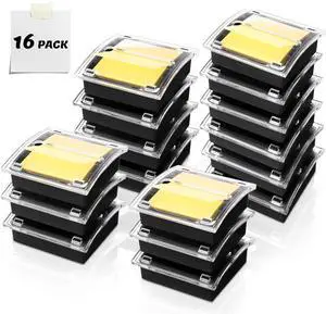 16 Pcs Pop Up Sticky Note Dispenser Acrylic Sticky Note Dispenser with Black Base Clear Top Fit for 3 x 3 Inches Pop Up Notes Holder for Desk School Office Home Shop Memo Gifts 16 Pcs Pop Up Sticky Note Dispenser Acrylic Sticky Note Dispenser with Black Base Clear Top Fit for 3 x 3 Inches Pop Up Notes Holder for Desk School Office Home Shop Memo Gifts