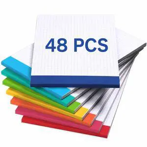 48 Pcs Small Graph Paper Notepad 5 x 8 Inch Mini Notebook Double Sided Memo Pads Back to School Supply Pocket Notepad Assorted Colors 50 Sheets Graph Paper Notebook (Colorful) 48 Pcs Small Graph Paper Notepad 5 x 8 Inch Mini Notebook Double Sided Memo Pads Back to School Supply Pocket Notepad Assorted Colors 50 Sheets Graph Paper Notebook (Colorful)