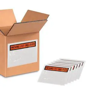 PSBM 1000 PCS 5.5 x 10 Inch Orange Panel Face Packing List Enclosed Envelopes, Invoice Packing Slips Pouch for Mailing Labels, Invoices, Documents and Slips PSBM 1000 PCS 5.5 x 10 Inch Orange Panel Face Packing List Enclosed Envelopes, Invoice Packing Slips Pouch for Mailing Labels, Invoices, Documents and Slips