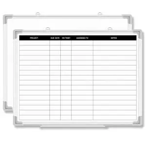 Aluminum Frame Dry Erase Board with Lines, Double Sided Wall-Mounted Whiteboard for Scheduling, to Do Lists & Weekly Planning, Reusable Calendar for Home & Work(Project Planning Board,24"x18") Aluminum Frame Dry Erase Board with Lines, Double Sided Wall-Mounted Whiteboard for Scheduling, to Do Lists & Weekly Planning, Reusable Calendar for Home & Work(Project Planning Board,24"x18")