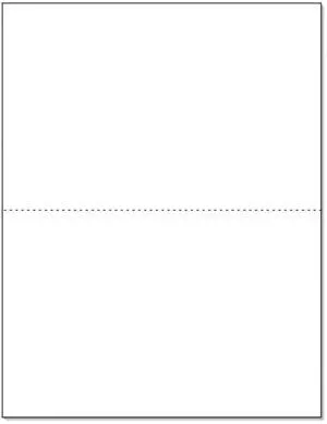 Letter Size White Perforated Blank Post Card Cardstock, 75 lb Cover Stock (203 gsm) 2 per Page, Cards Measure 8.5" X 5.5", Inkjet/Laser Compatible - 250 Sheets / 500 Cards Letter Size White Perforated Blank Post Card Cardstock, 75 lb Cover Stock (203 gsm) 2 per Page, Cards Measure 8.5" X 5.5", Inkjet/Laser Compatible - 250 Sheets / 500 Cards