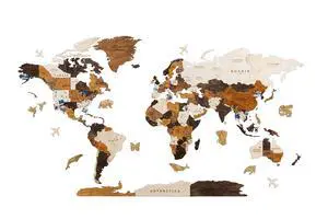 Multilayered 3D Wooden World Map Wall Decor, Wood Art Wall Decor, Mapa Mundi Para Pared, World Maps and Push Pins, Gifts for Mother's Day, Father's Day (Medium) Multilayered 3D Wooden World Map Wall Decor, Wood Art Wall Decor, Mapa Mundi Para Pared, World Maps and Push Pins, Gifts for Mother's Day, Father's Day (Medium)