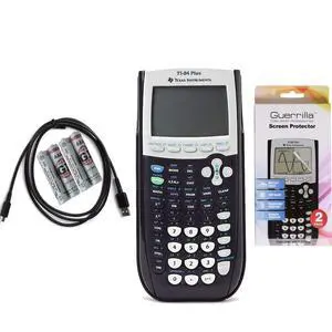 TI 84 Plus Graphing Calculator with Guerrilla Military Grade Screen Protector Set, Certified Reconditioned TI 84 Plus Graphing Calculator with Guerrilla Military Grade Screen Protector Set, Certified Reconditioned