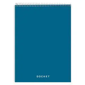 Docket Graph Pad, 8-1/2" x 11-3/4", Wire Bound, Graph Rule (4 x 4), Blue Covers, 70 Sheets, Pack of 18 Docket Graph Pad, 8-1/2" x 11-3/4", Wire Bound, Graph Rule (4 x 4), Blue Covers, 70 Sheets, Pack of 18